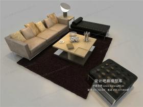 现代风格沙发组合3Dmax模型 (17)