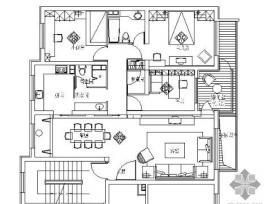 [沈阳]现代三居样板房施工图（含实景）