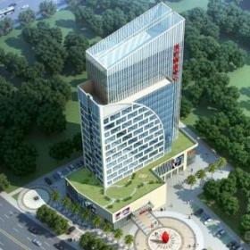 [福建]18层海浪造型商务办公楼建筑设计方案文本（知名设...