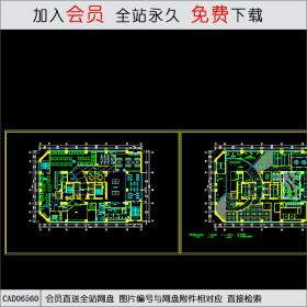 某公寓会所装修图CAD