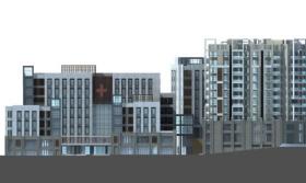 现代风格人民医院建筑设计（CAD+文本）.