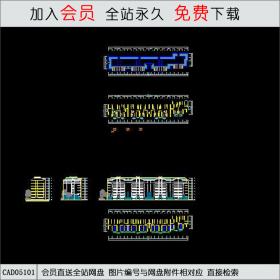 CAD05101住宅楼及沿街店面方案.rarCAD