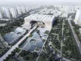 [江苏]超现代常州市三馆一中心建筑方案设计