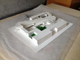 城市旅馆设计 构思模型