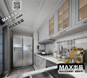 现代厨房3Dmax模型 (12)