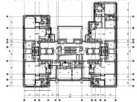 深圳湾悦府南北塔某样板间施工图+物料表