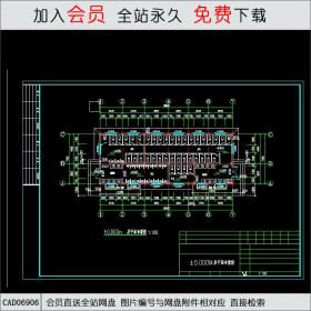 山东省内学校室外厕所CAD