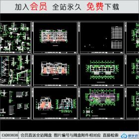 CAD03636住宅全图CAD