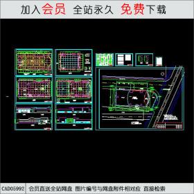 龙归商贸城施工图. CAD