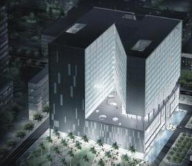 [深圳市福田区]某图书馆大厦方案设计(CAD+JPG及概念设计...