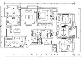 跳动的音符|东海水景城住宅设计施工图（附效果图）