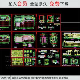 太湖古建筑施工图CAD