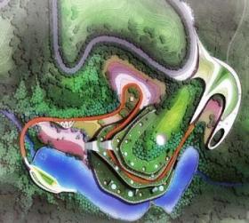 [湖北]多功能可持续风景旅游区设计方案