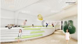 YH01912商业商场儿童体验区深化设计 现代公共空间CAD+方案...