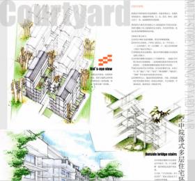 空中院落式多层住宅环境艺术设计
