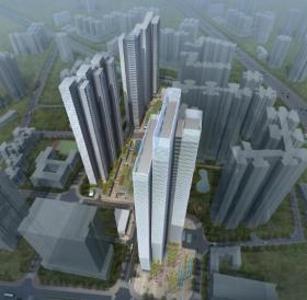 [广东]超高层幕墙立面多业态城市综合体建筑设计方案文...