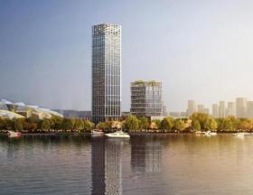 [上海]现代风格商业超高层建筑办公建筑概念设计文本（...