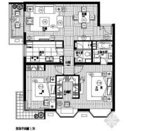 名师两居室设计图作品
