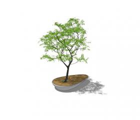 曲线座椅及种植池座椅 (38)