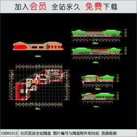 食堂全套图纸CAD