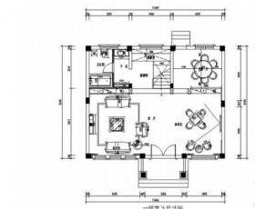 [杭州]欧式风格家装室内施工图（含效果图）