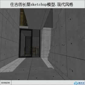 SU06236住吉的长屋，现在主义大师安藤忠雄名作，2层