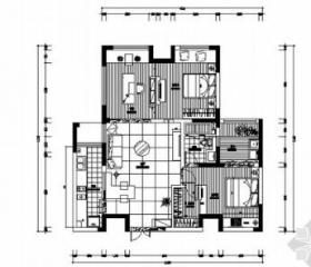[苏州]昆山某大学城内三居室公寓装修图