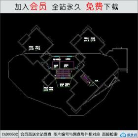 CAD03532中建国际中海深圳湾畔3,6栋住宅 CAD