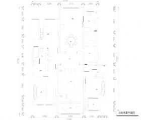 紫金城三居室样板房室内装修全套施工图