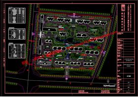 NO00146中式居住区小区规划方案设计su模型cad图纸
