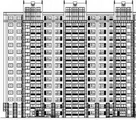 某小高层干挂石材设计建筑施工图