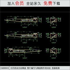 地下车库剖面图CAD