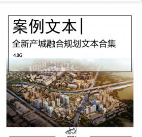 全新产城融合规划文本合集规划文本规划设计城市设计产...