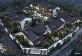 [上海]涵璧湾中式豪宅合院独栋别墅建筑设计方案文本（...