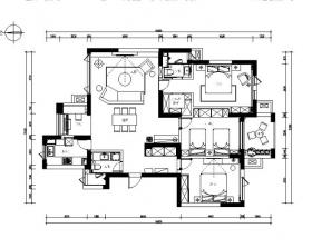 [浙江]新作！现代简约风格样板房设计CAD施工图（含实景...