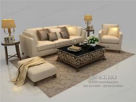 现代风格沙发组合3Dmax模型 (51)