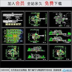 CAD04036 2005村镇康居住宅设计CAD