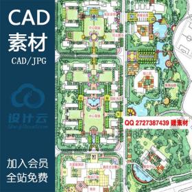 DB10057规划作品集法式新古典户型公建CAD城市设计方案文本