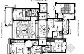 [大连]三室两厅现代样板房施工图（含实景）