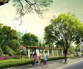 [浙江]“陶然沁芳”为主题的道路绿化景观规划设计方案