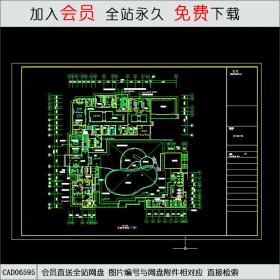 娱乐休闲会所平面布置图CAD