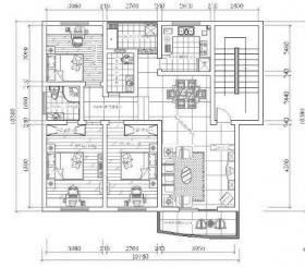 120㎡三室二厅装修图