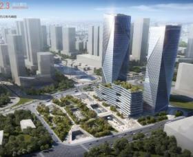 [广东]南海金融广场现代风格商办建筑方案