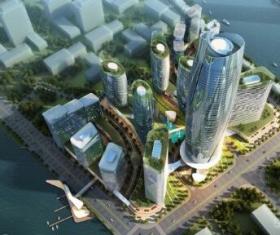 [广东]25层现代风格城市地标性城市综合体群建筑设计方案...