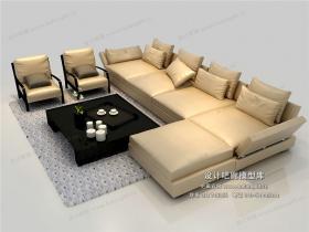 混搭沙发3Dmax模型 (7)