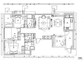 理性与感性|富阳绿城景和园住宅设计施工图（附效果图）