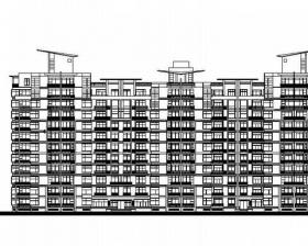 [广州]某十一层单元式、顶层复式住宅楼建筑施工图