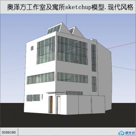 SU06190奥泽方工作室及寓所，柯布西耶现代主义名作，3层