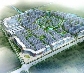 [江苏泗洪县]某大楼生态型居住区建筑文本（含各单体建筑...