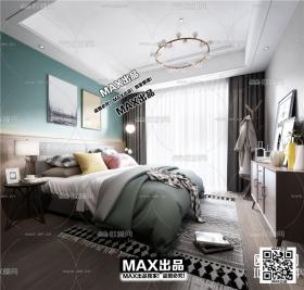 现代卧室3Dmax模型 (30)